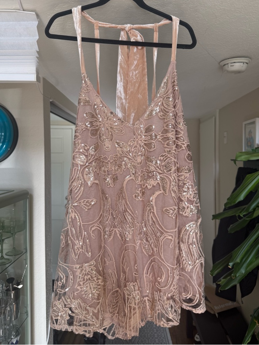 Free People Swingin' It Sequin Playsuit
